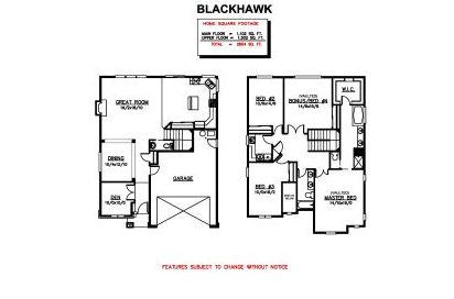 floor plans for the Blackhawk